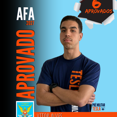 Vitor Alves — Aprovado na AFA